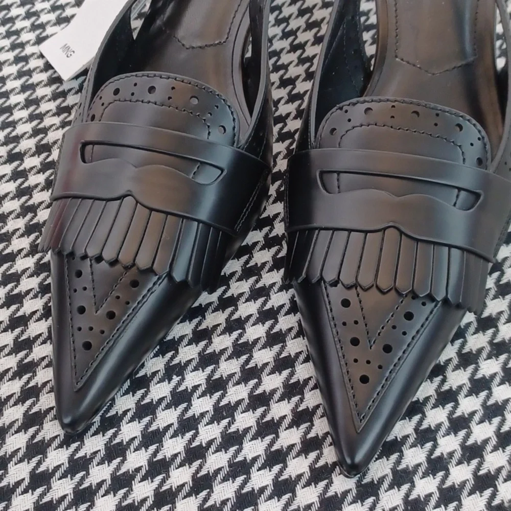 MNG Mango Kilty Slingback NWT - Picture 2 of 7
